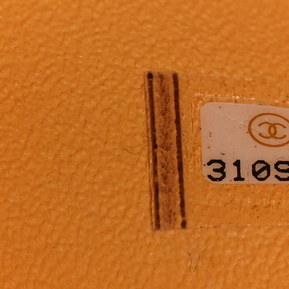 Chanel Lambskin Quilted Mini Rectangular Flap Pink Yellow 7 of 10