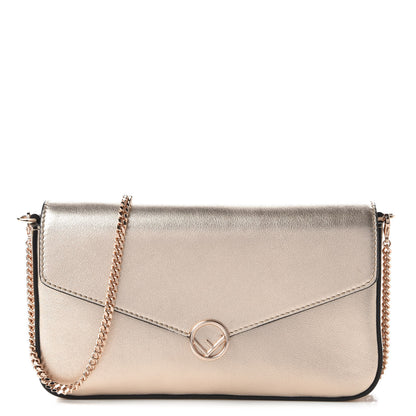 Fendi Vitello Laminato F is Fendi Envelope Wallet on Chain Rame 1 of 11