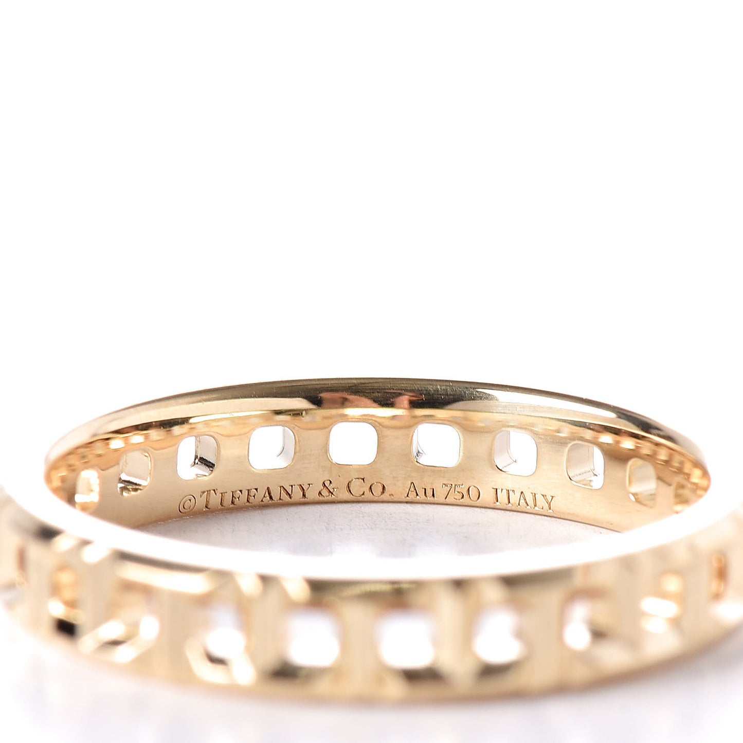 18K Yellow Gold T True Narrow Ring 53 6.5