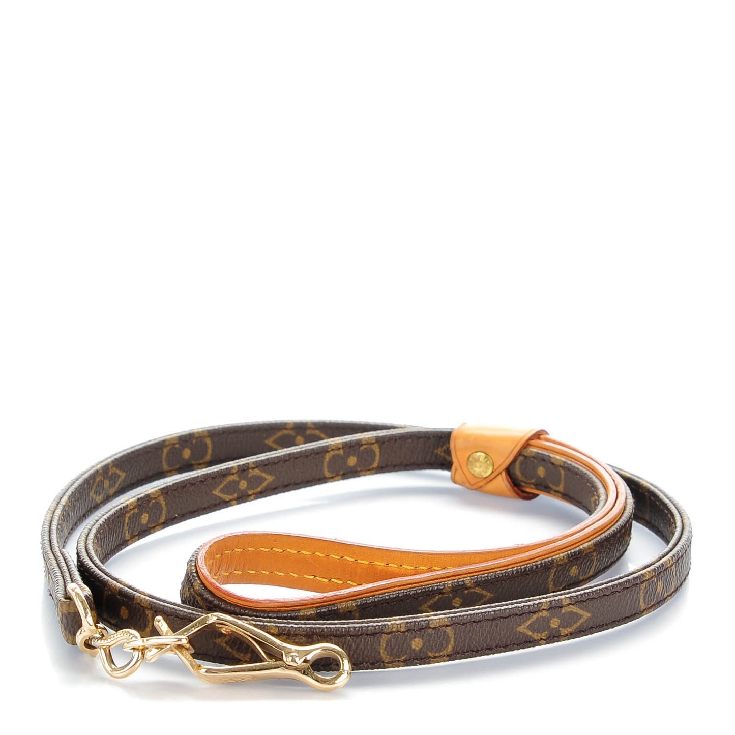 Monogram Baxter Dog Leash MM