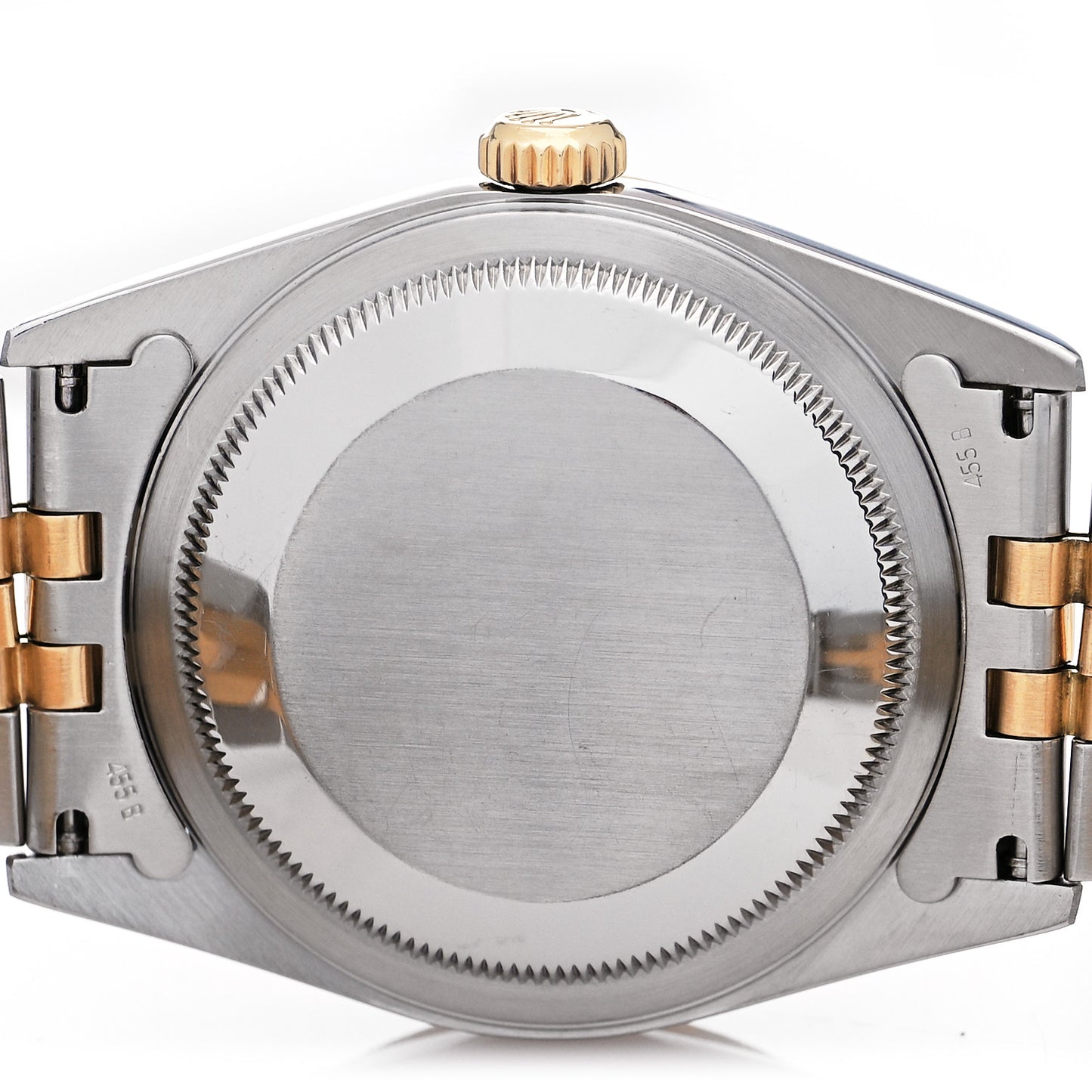 Stainless Steel 18K Yellow Gold Diamond 36mm Oyster Perpetual Datejust Watch Blue 16233