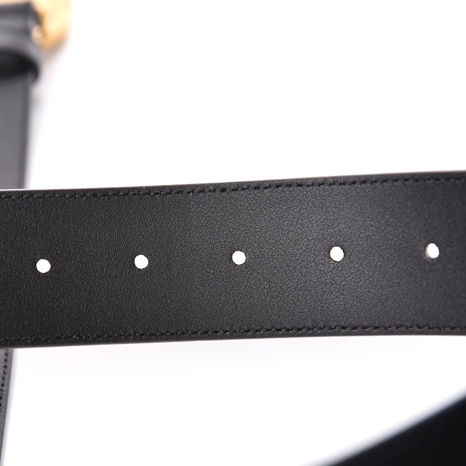 Gucci Calfskin Double G 40mm Belt 75 30 Black 6 of 7