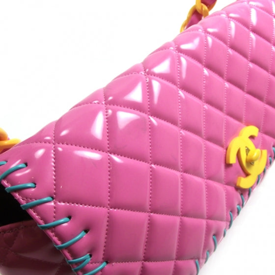 Chanel Vinyl Quilted Flap 8 of 13