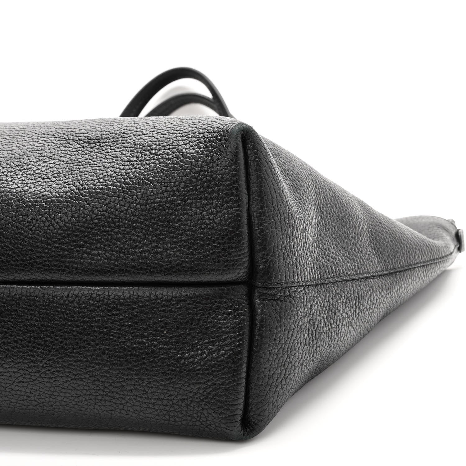 Salvatore Ferragamo Calfskin Medium Tote Black 10 of 10
