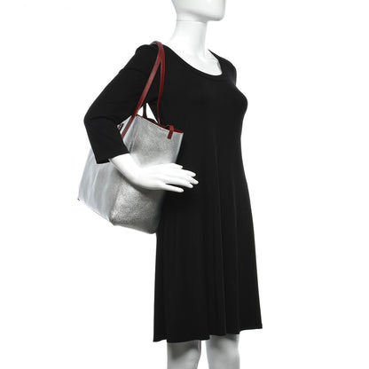 MCM Grained Calfskin Medium Reversible Wandel Tote Ruby Tan 2 of 14