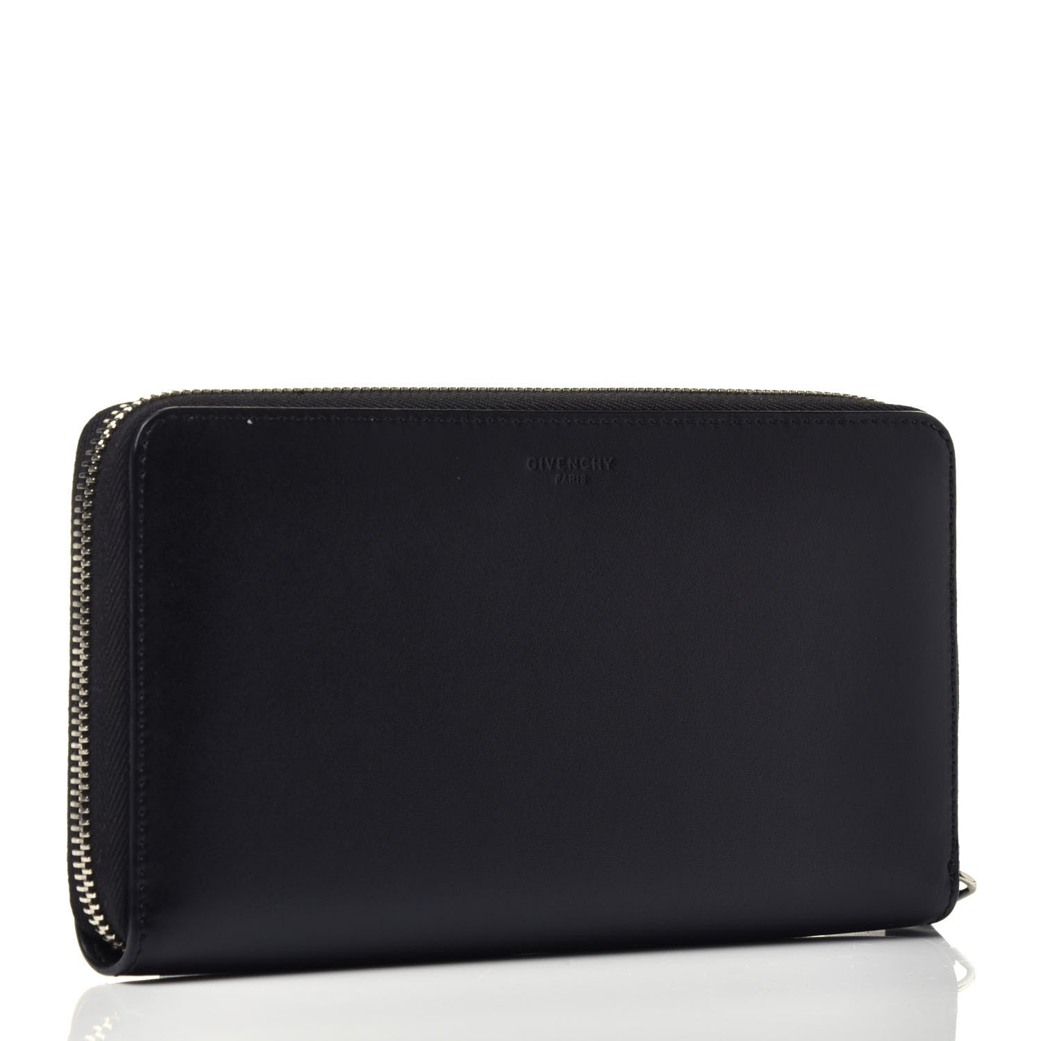 Givenchy Calfskin Love Print Zip Around Wallet Black 3 of 7