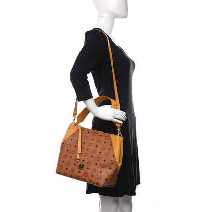 MCM Visetos Medium Klara Hobo Cognac Yellow 2 of 10