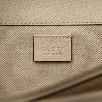 Gucci Textured Calfskin Crystal Small Dionysus Shoulder Bag Mystic White 6 of 11