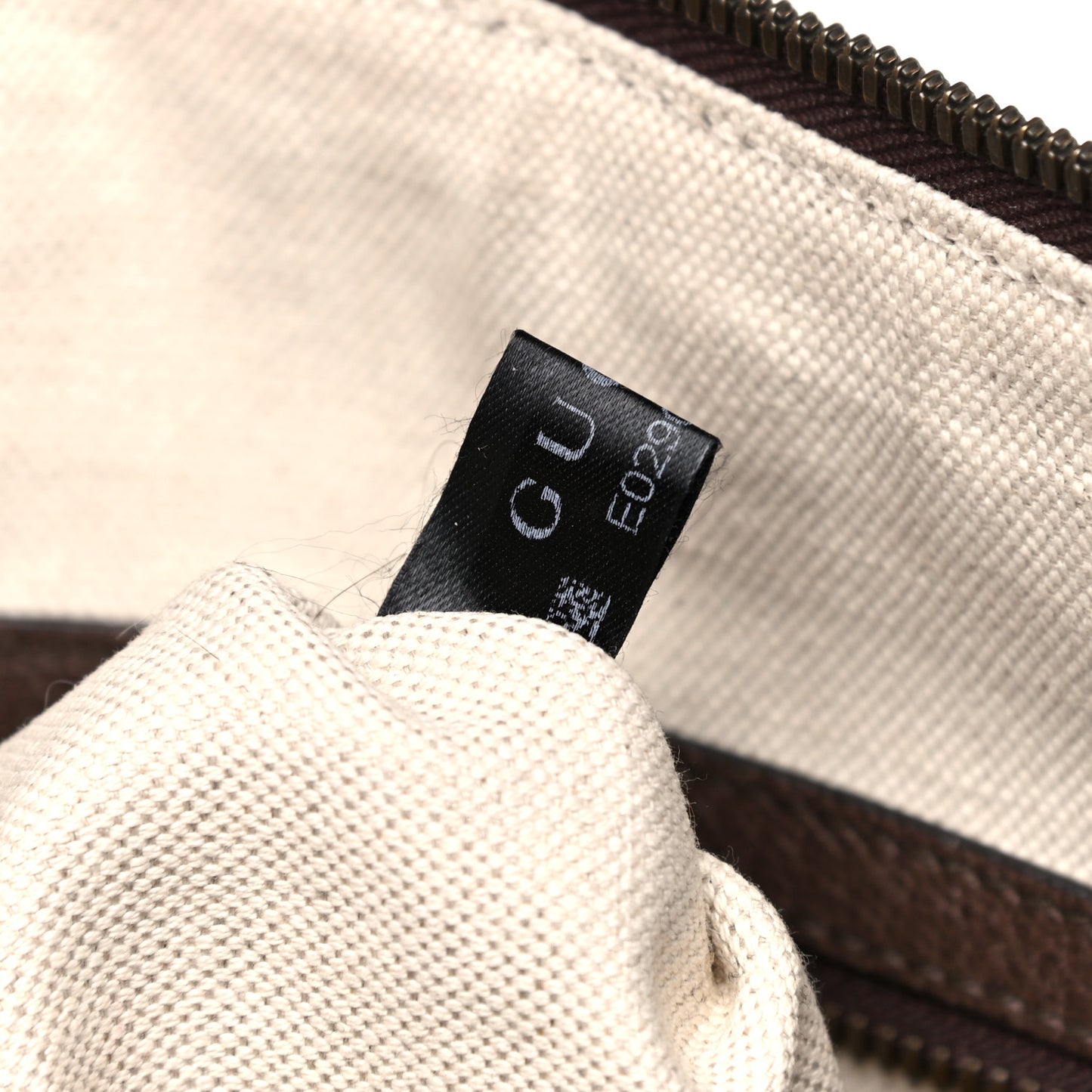 GG Supreme Monogram Web Ophidia Half Moon Hobo Brown