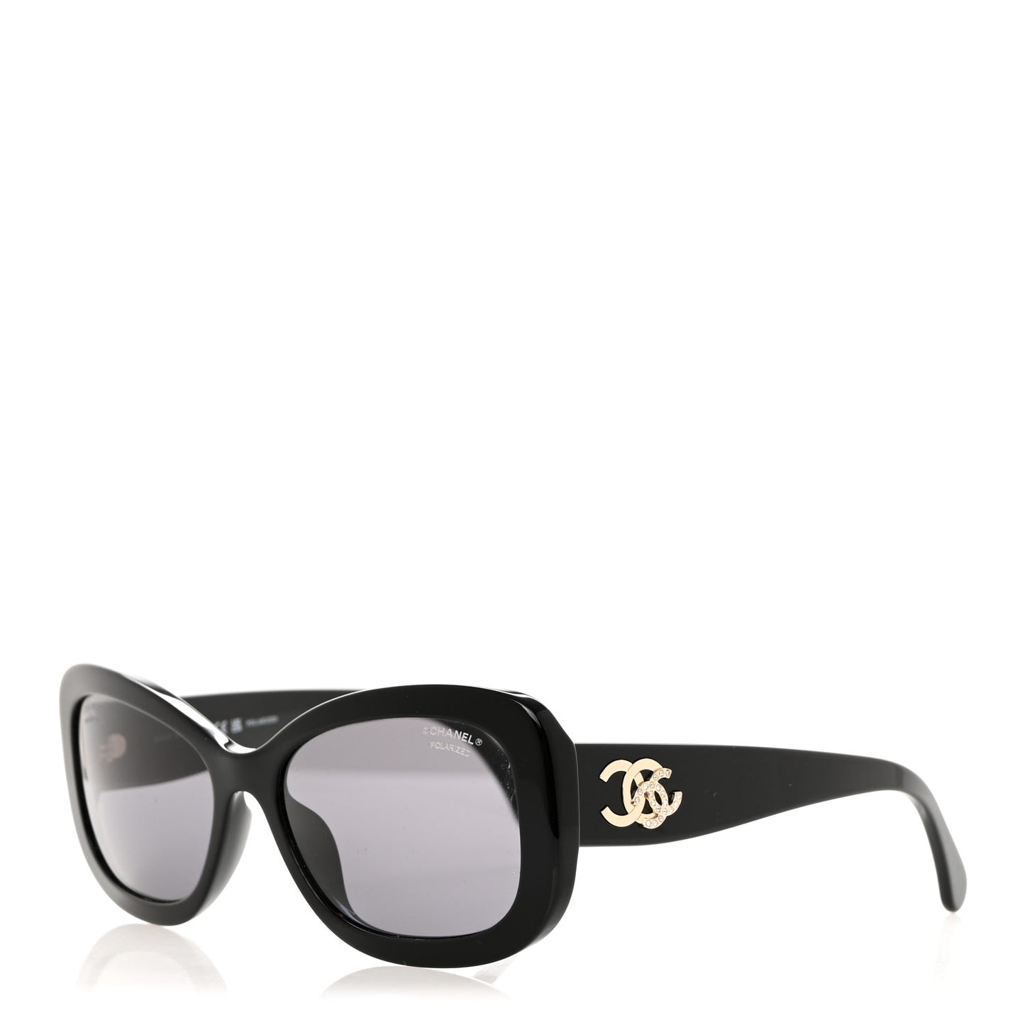 Acetate Polarized CC Sunglasses 5468-B-A Black