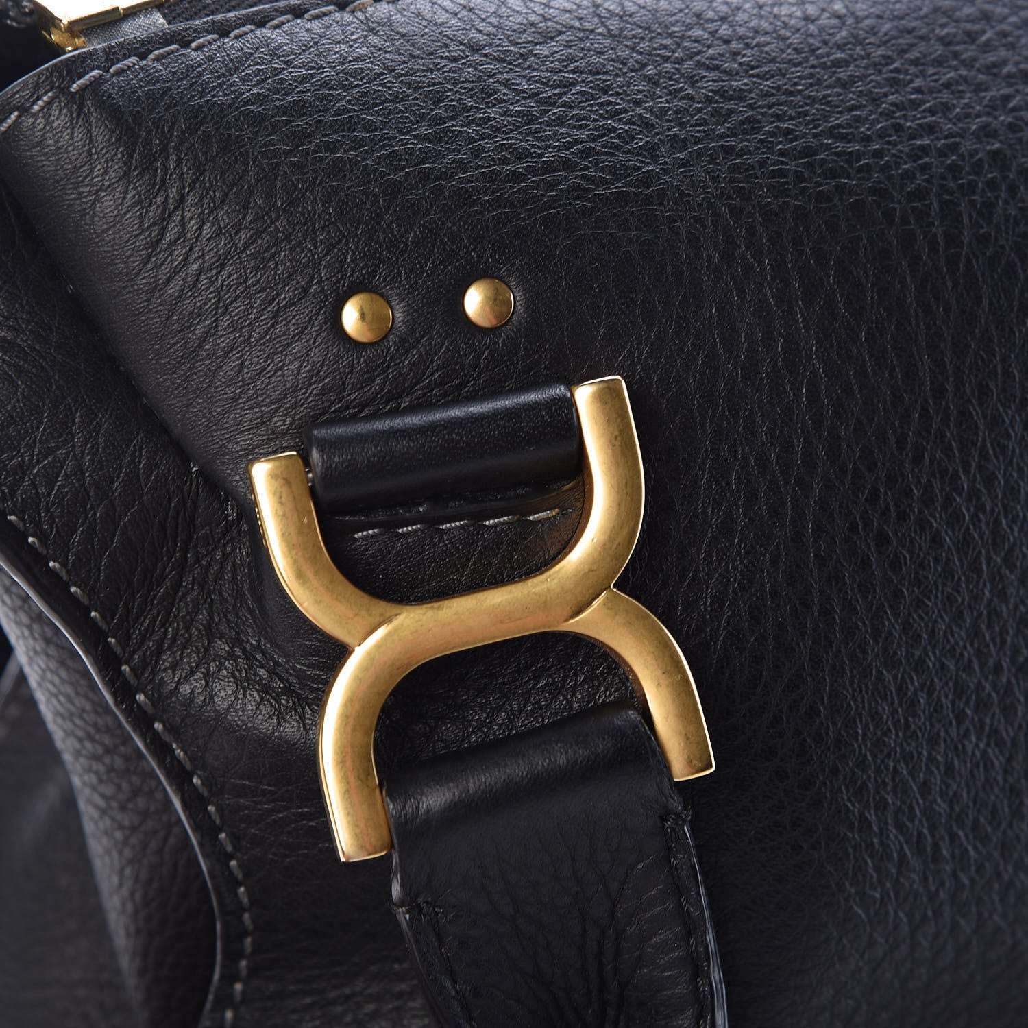 Chloe Calfskin Medium Marcie Satchel Black 13 of 14