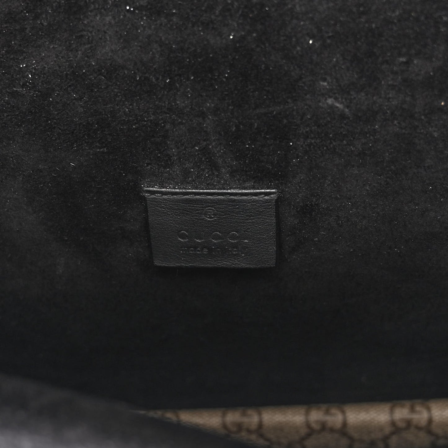 GG Supreme Monogram Dionysus Belt Bag Black
