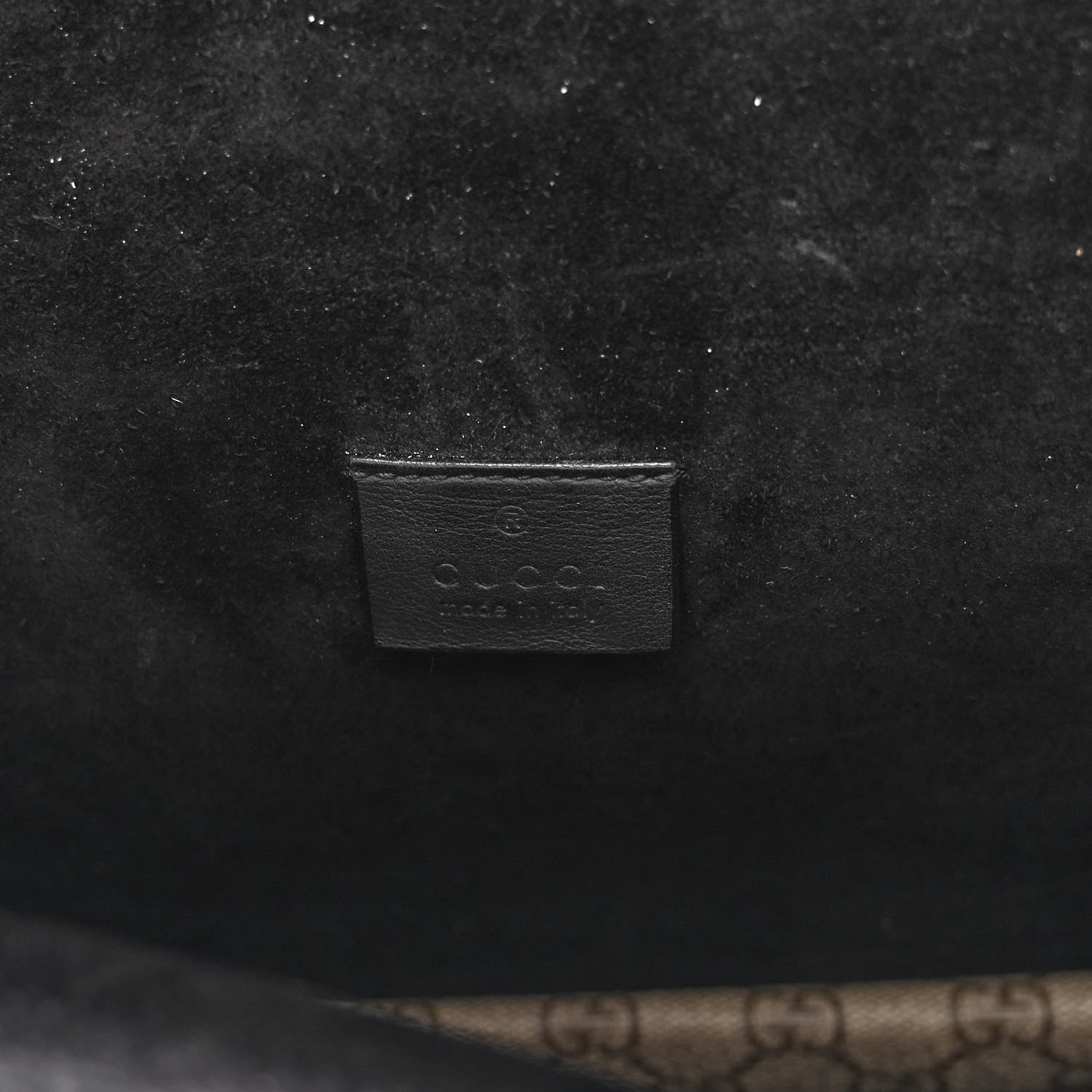 Gucci GG Supreme Monogram Dionysus Belt Bag Black 6 of 9