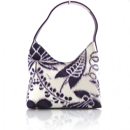 Gucci Floral Canvas Hobo Blue/White 1 of 9
