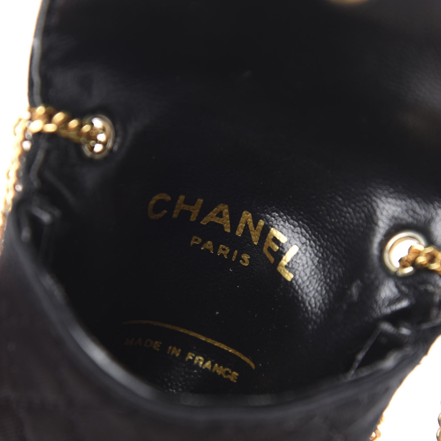 Chanel Grosgrain Quilted Micro Flap Bag Black 8 of 10