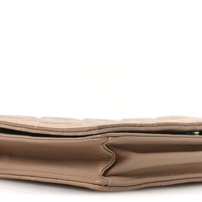 Christian Dior Ultra Matte Calfskin Cannage Lady Dior Clutch Fard 10 of 12