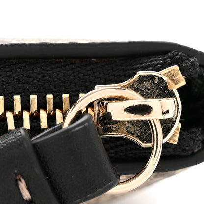 Gucci GG Supreme Monogram Selleria Key Case Beige Black 15 of 18