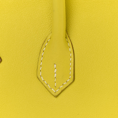 Hermes Swift Birkin 25 Lime 13 of 40