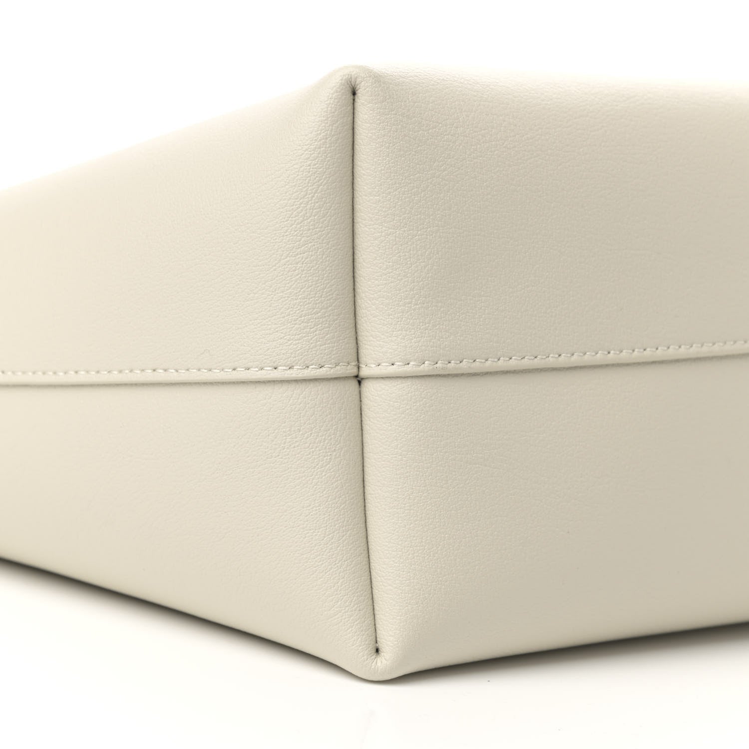 Saint Laurent Calfskin Large Shopping Tote Porcellana 10 of 12