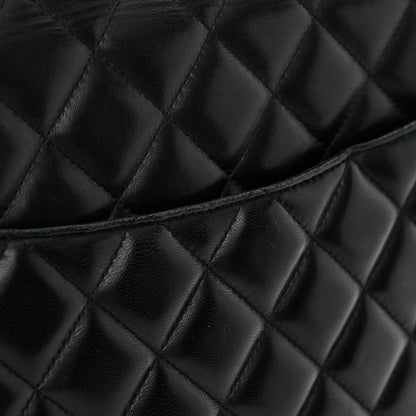 Chanel Lambskin Quilted Maxi Single Flap Black 12 of 12