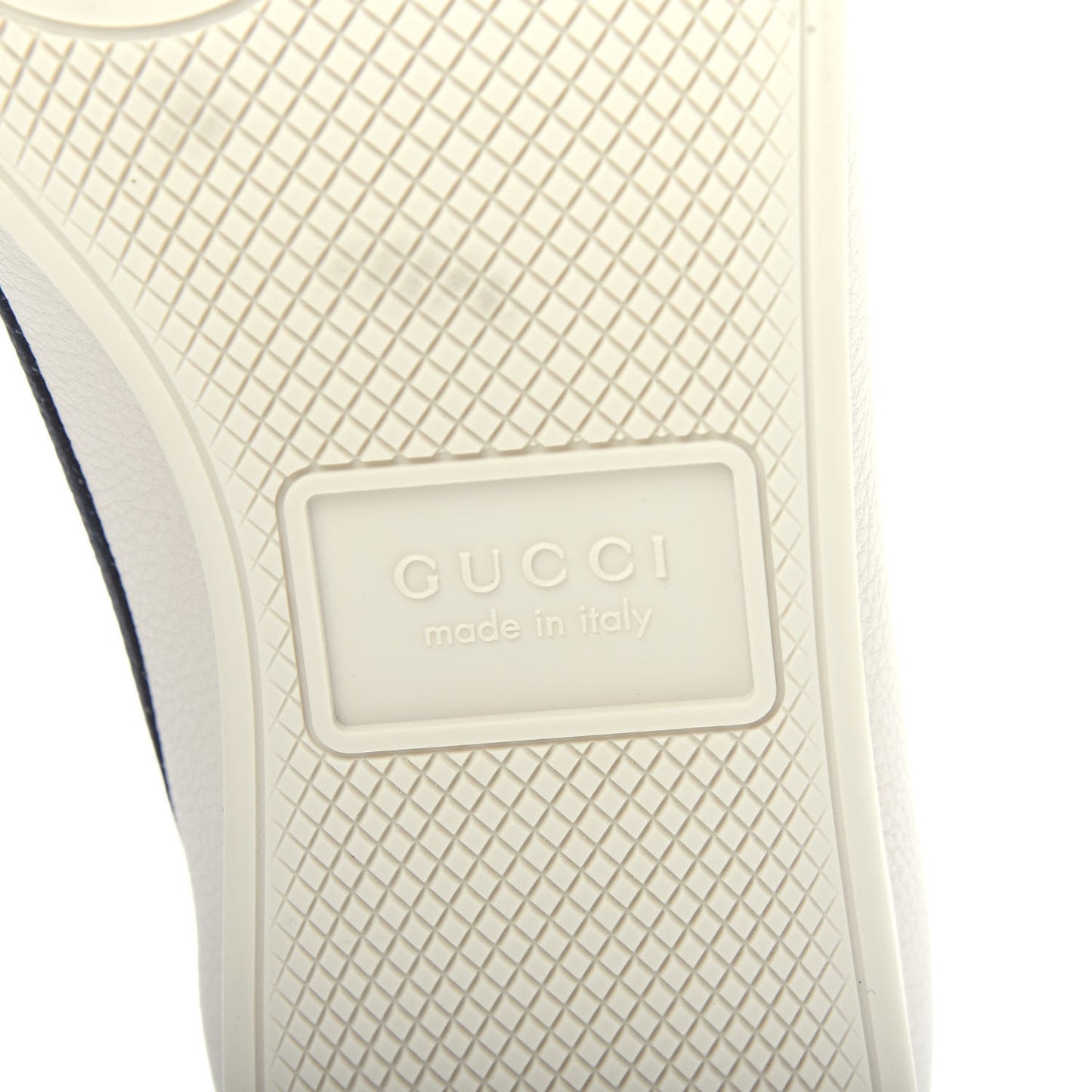 Calfskin Mens Web Falacer Sneakers 7 White Blue