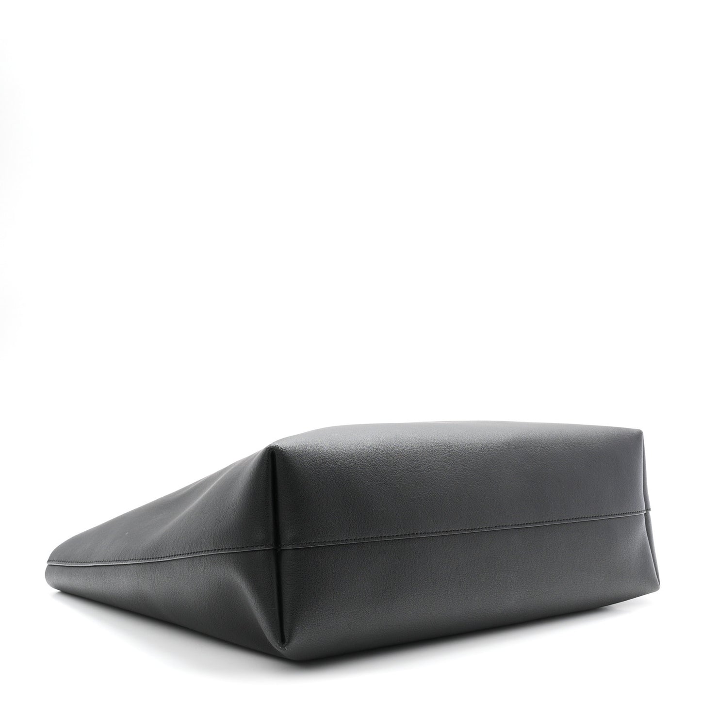 Calfskin Large Shopping Tote Black