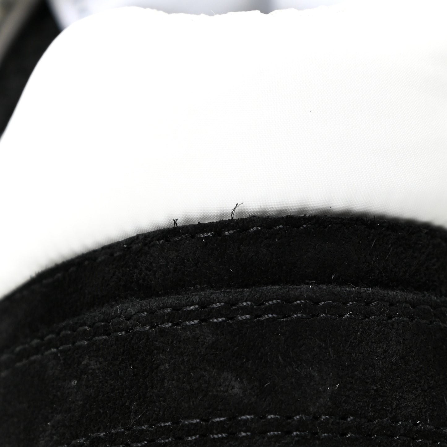 Mesh Suede Grained Calfskin Womens CC Sneakers 41 Black White