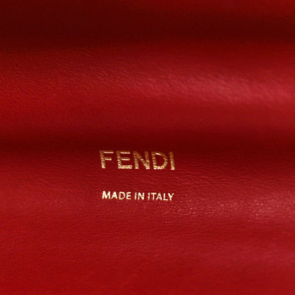 Fendi Vitello Seta Century Large Peekaboo X-Lite Black Fragola 6 of 8