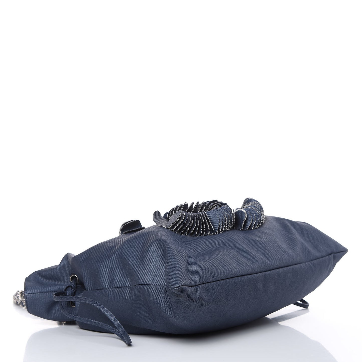 Denim Large CC Discus Tote Blue