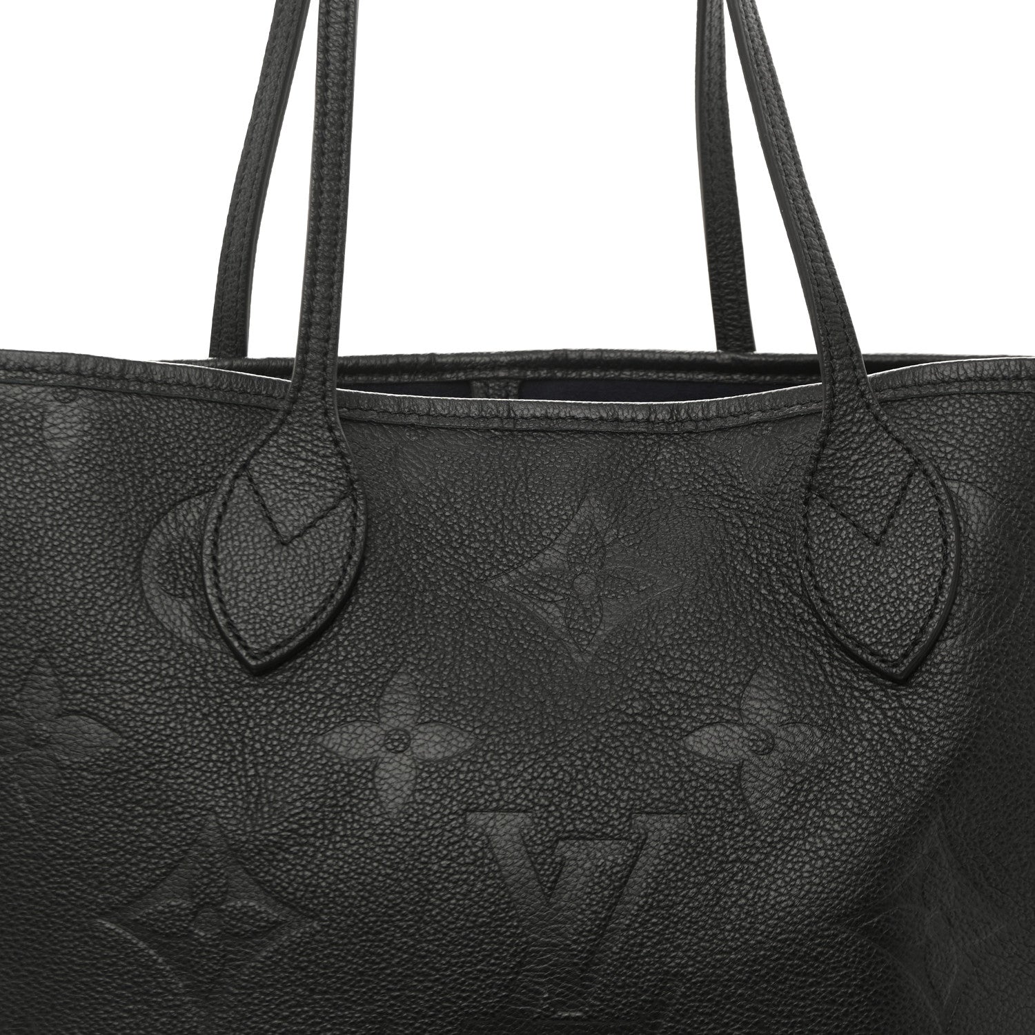 Louis Vuitton Empreinte Monogram Giant Neverfull MM Black 8 of 12