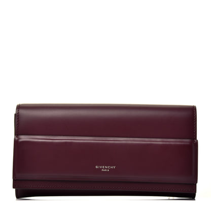Givenchy Smooth Calfskin Horizon Continental Wallet Oxblood 1 of 7