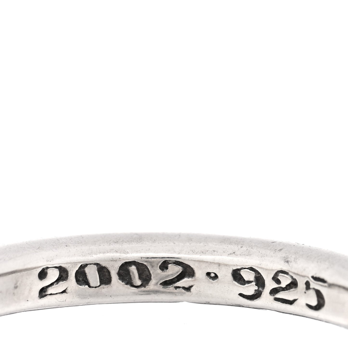 Sterling Silver Cross Charm Ring 50 5.25