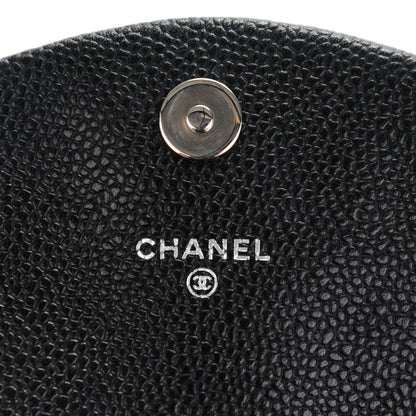 Chanel Caviar Half Moon Wallet On Chain WOC Black 5 of 8