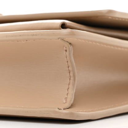 Saint Laurent Calfskin Monogram Sunset Chain Wallet Dark Beige 9 of 9