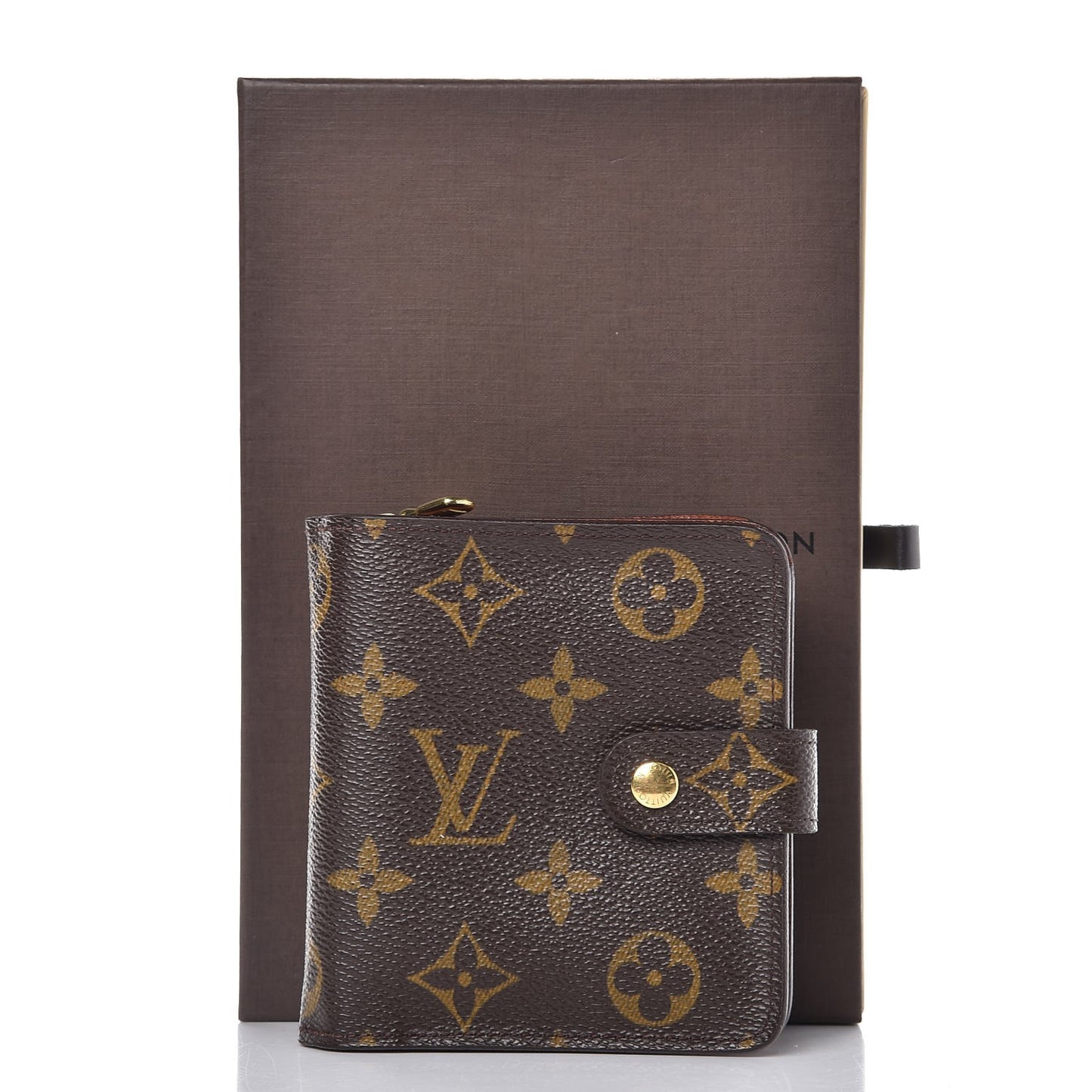 Monogram Compact Zippe Zipped Wallet