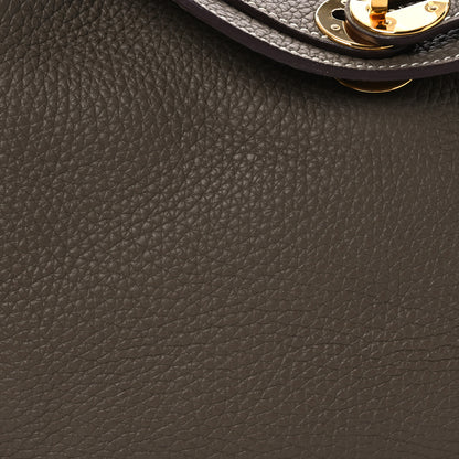 Hermes Taurillon Clemence Lindy 26 Etoupe 8 of 17