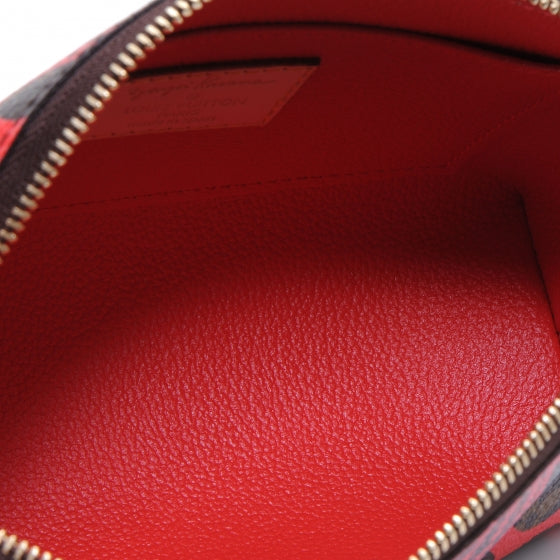 Monogram Kusama Pumpkin Dots Cosmetic Pouch Red