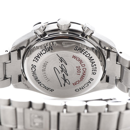 Omega Stainless Steel 39mm Speedmaster Schumacher Chronograph Automatic Watch Black 3519.50 5 of 5