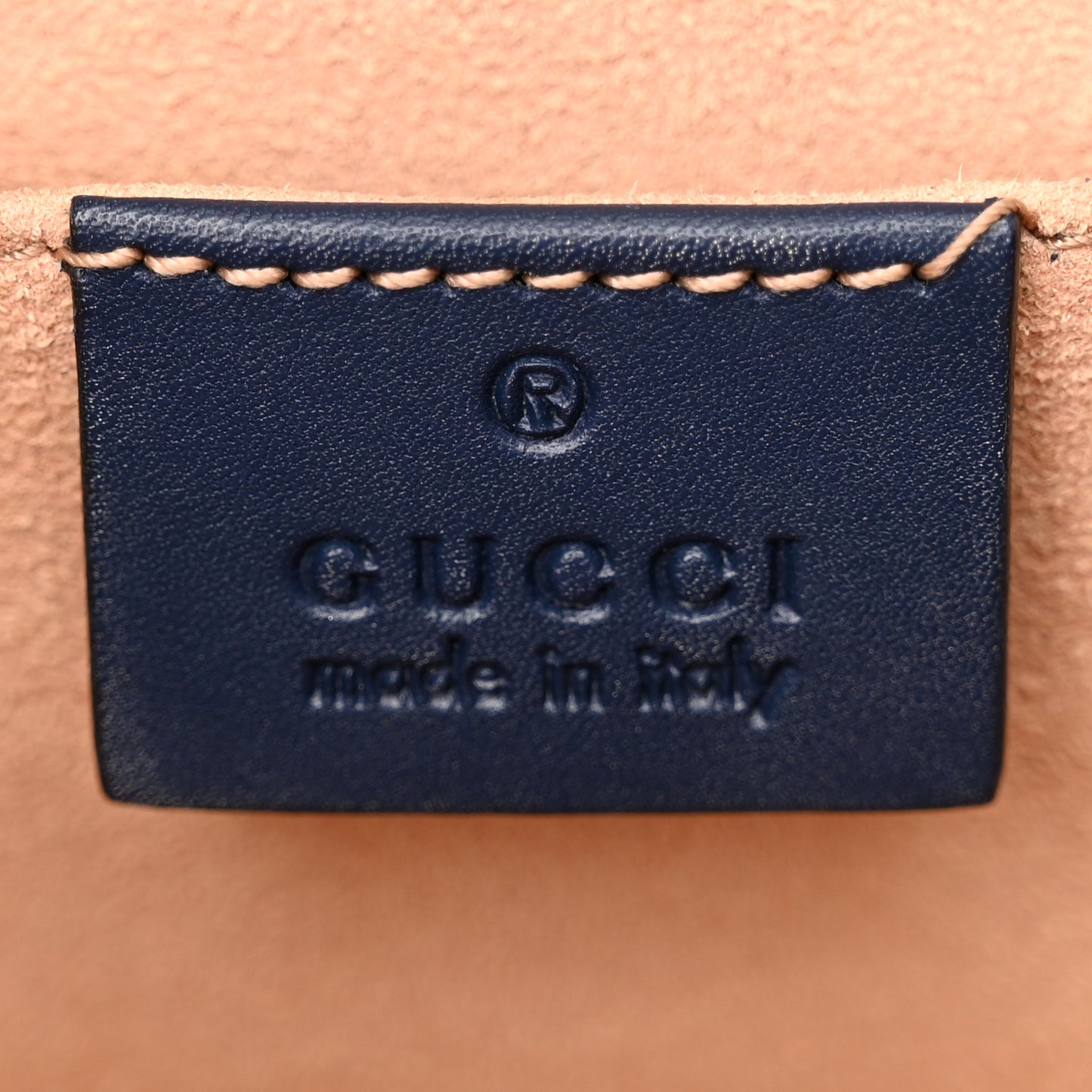 Guccissima Small Padlock Shoulder Bag Blue Agata