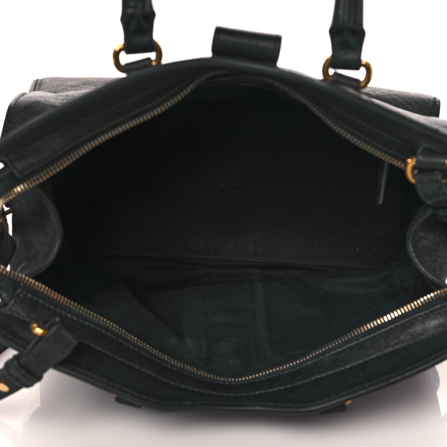 Saint Laurent Sheepskin Small Cabas ChYc Black 4 of 8