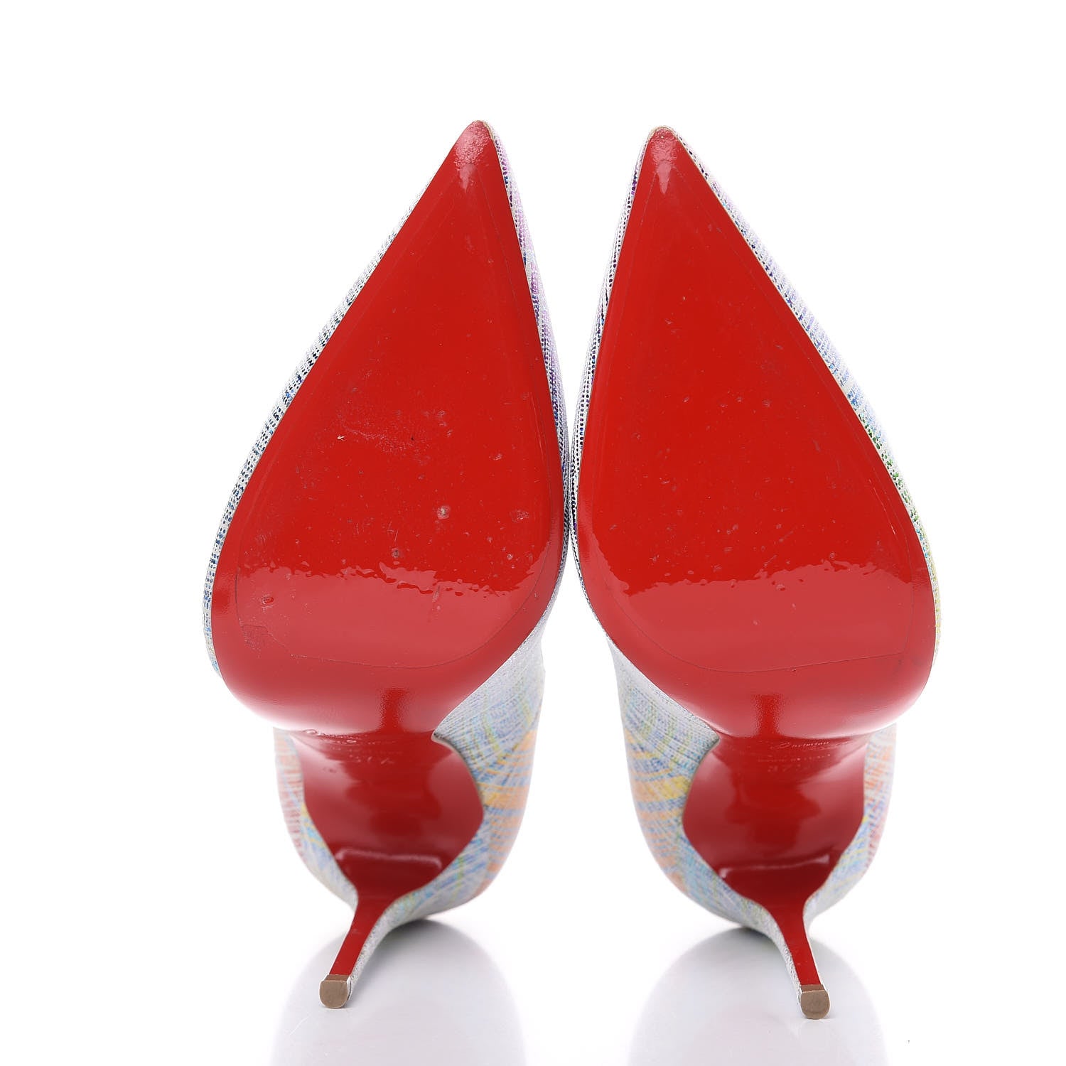 Christian Louboutin Suede Unicorn So Kate 120 Pumps 37.5 Multi 5 of 8