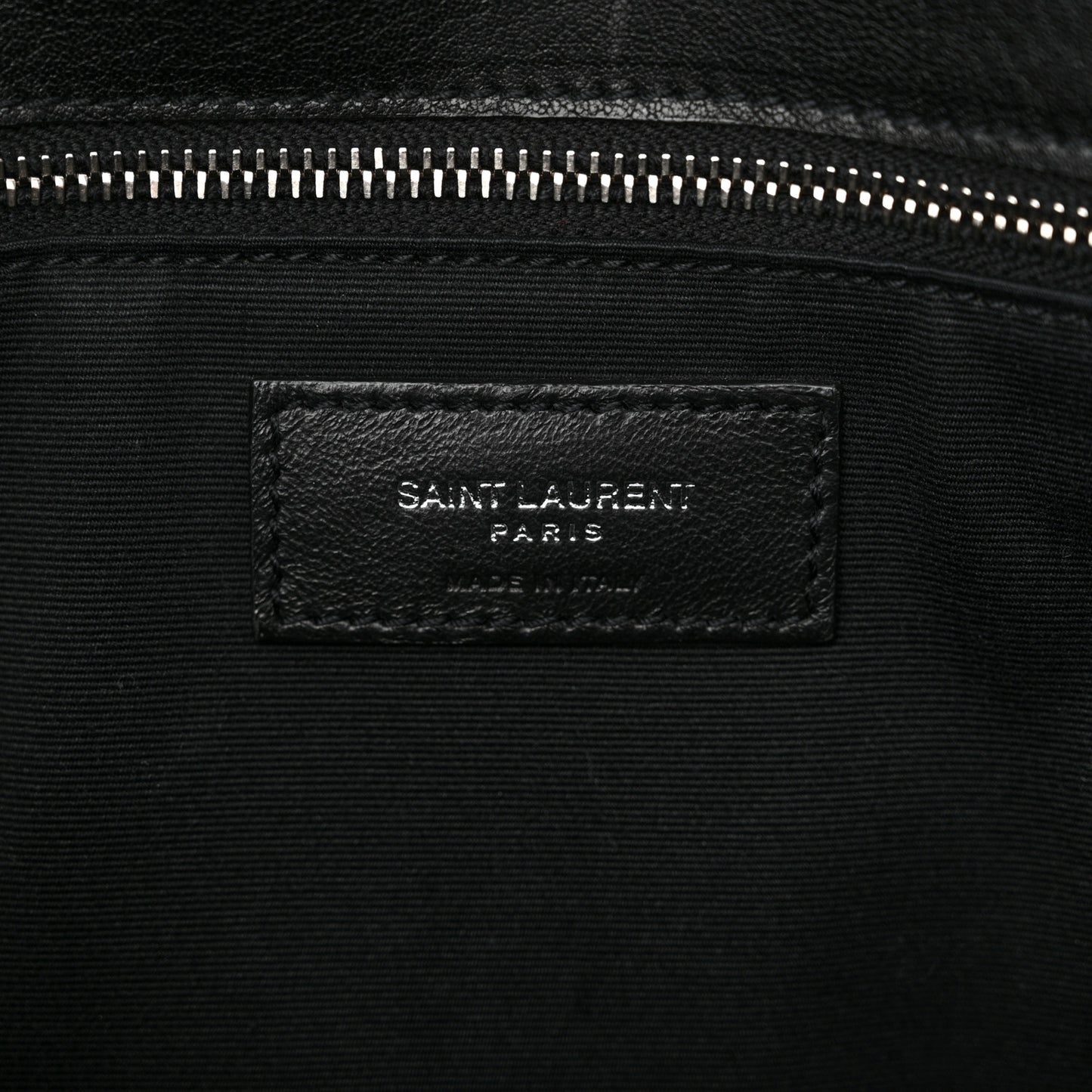 Calfskin Matelasse Monogram Microstud Medium Niki Chain Satchel Black
