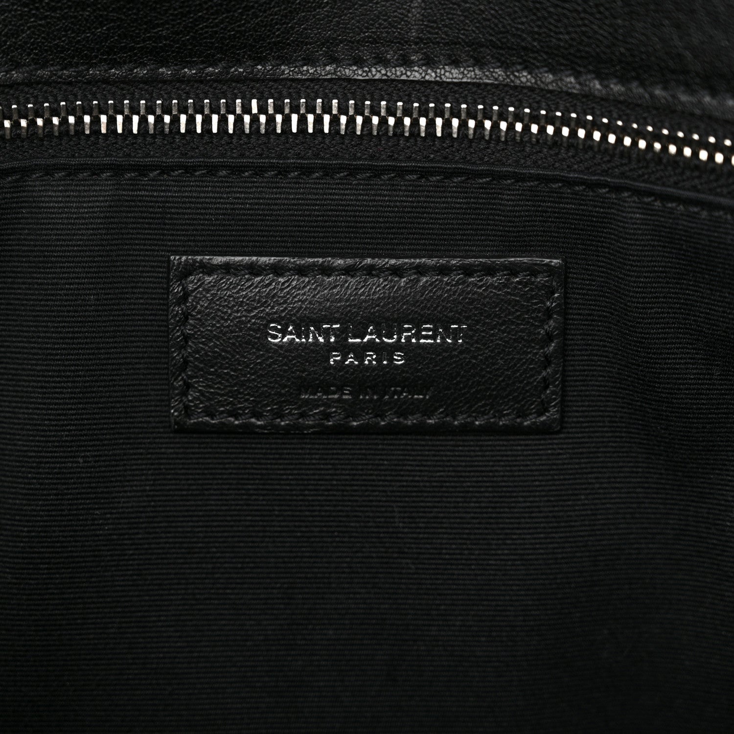 Saint Laurent Calfskin Matelasse Monogram Microstud Medium Niki Chain Satchel Black 6 of 11