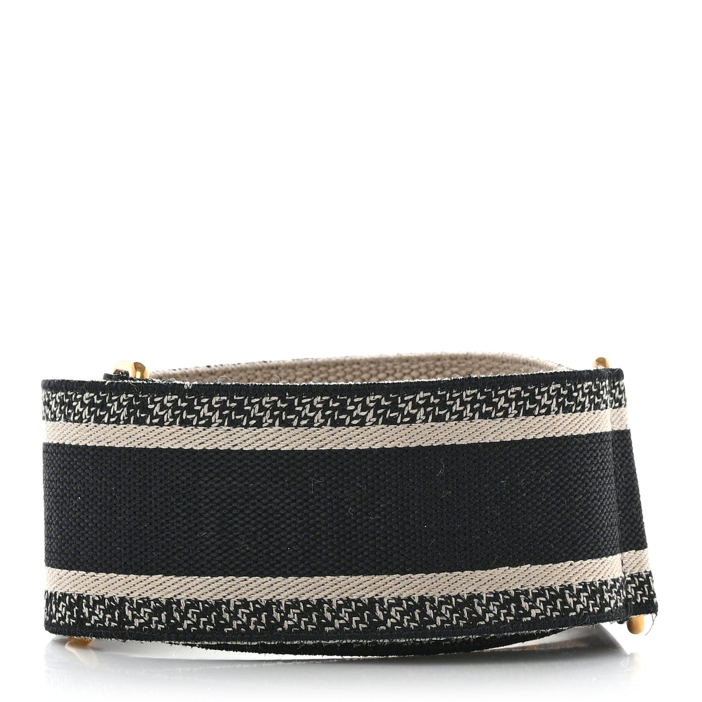 Canvas Embroidered Shoulder Strap Blue