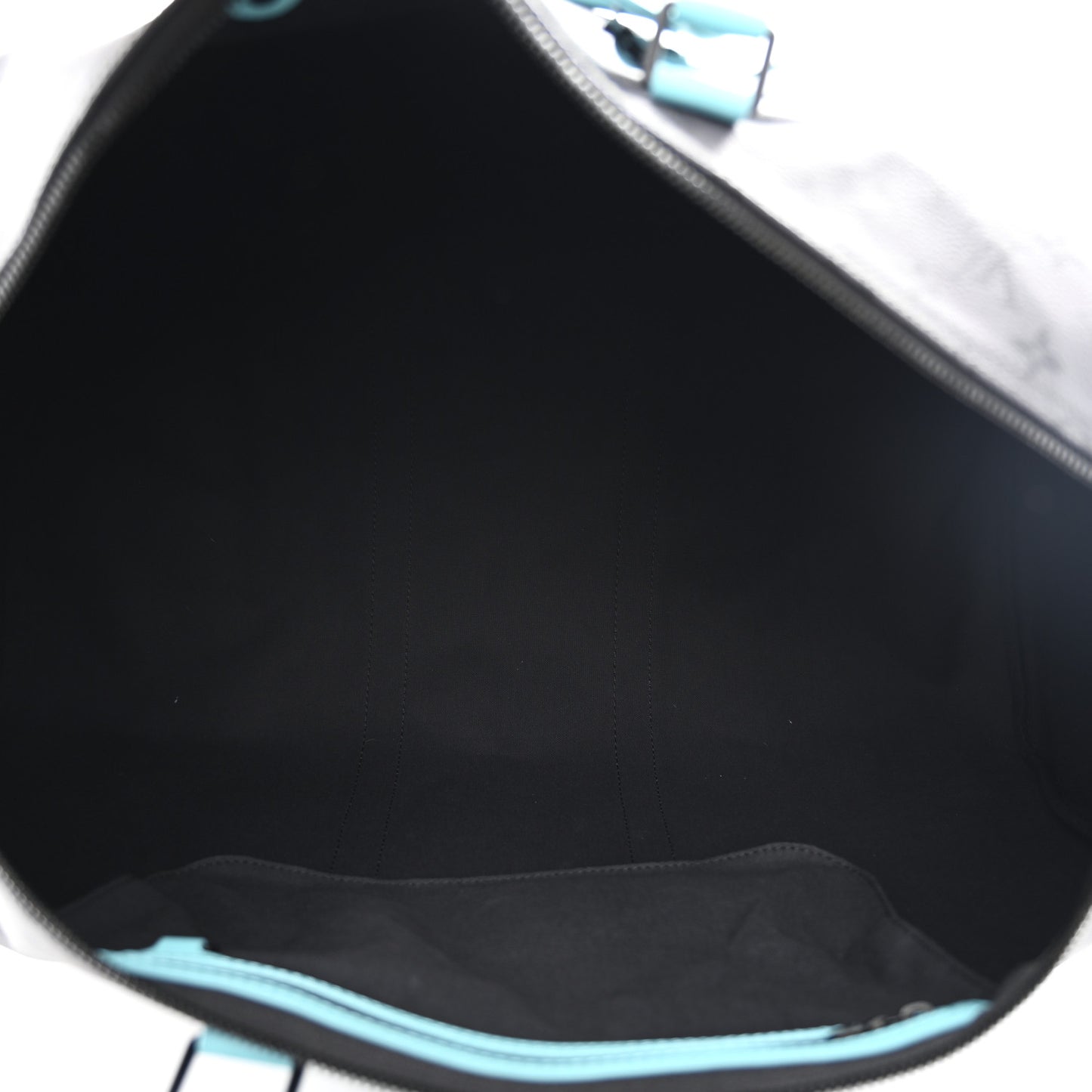 Reverse Monogram Eclipse Keepall Bandouliere 55 Turquoise