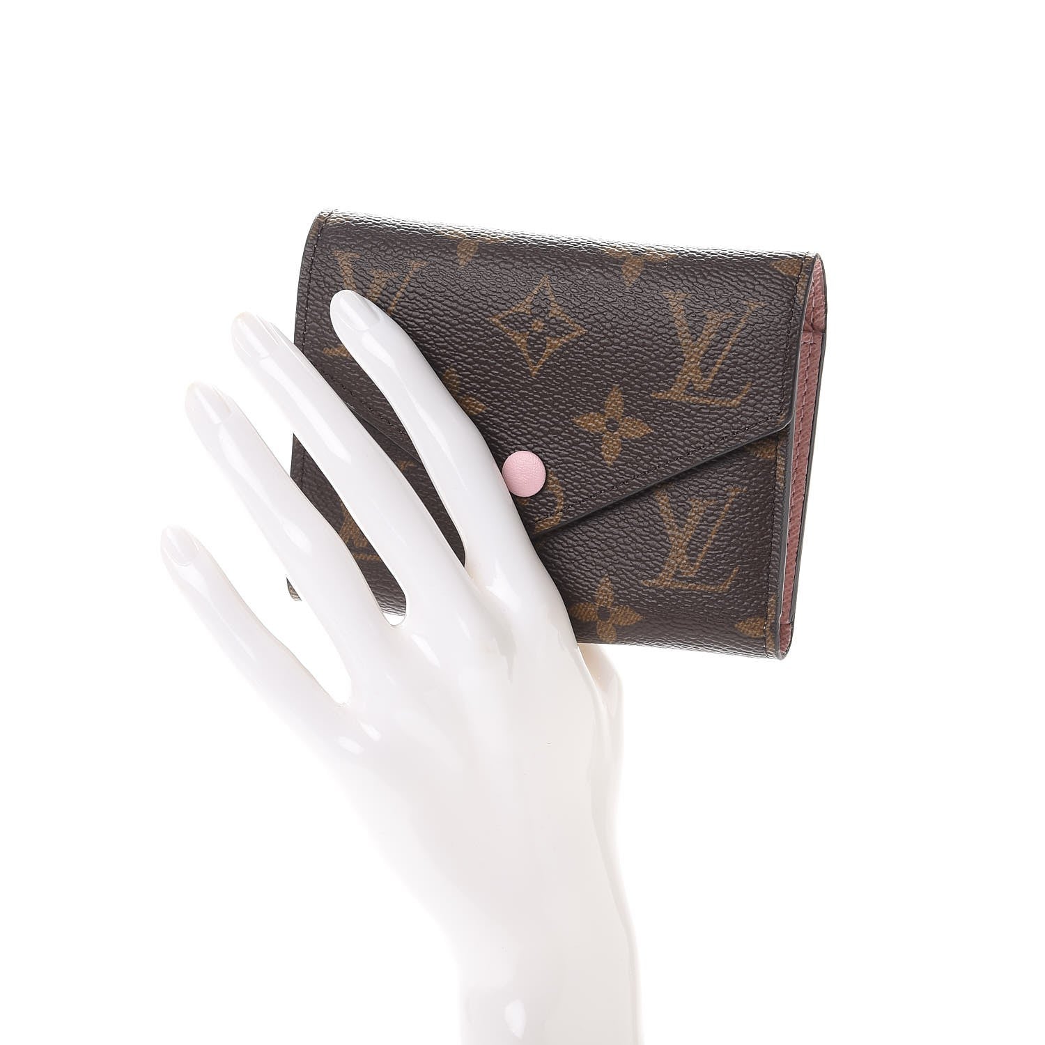 Louis Vuitton Monogram Victorine Wallet Rose Ballerine 2 of 9