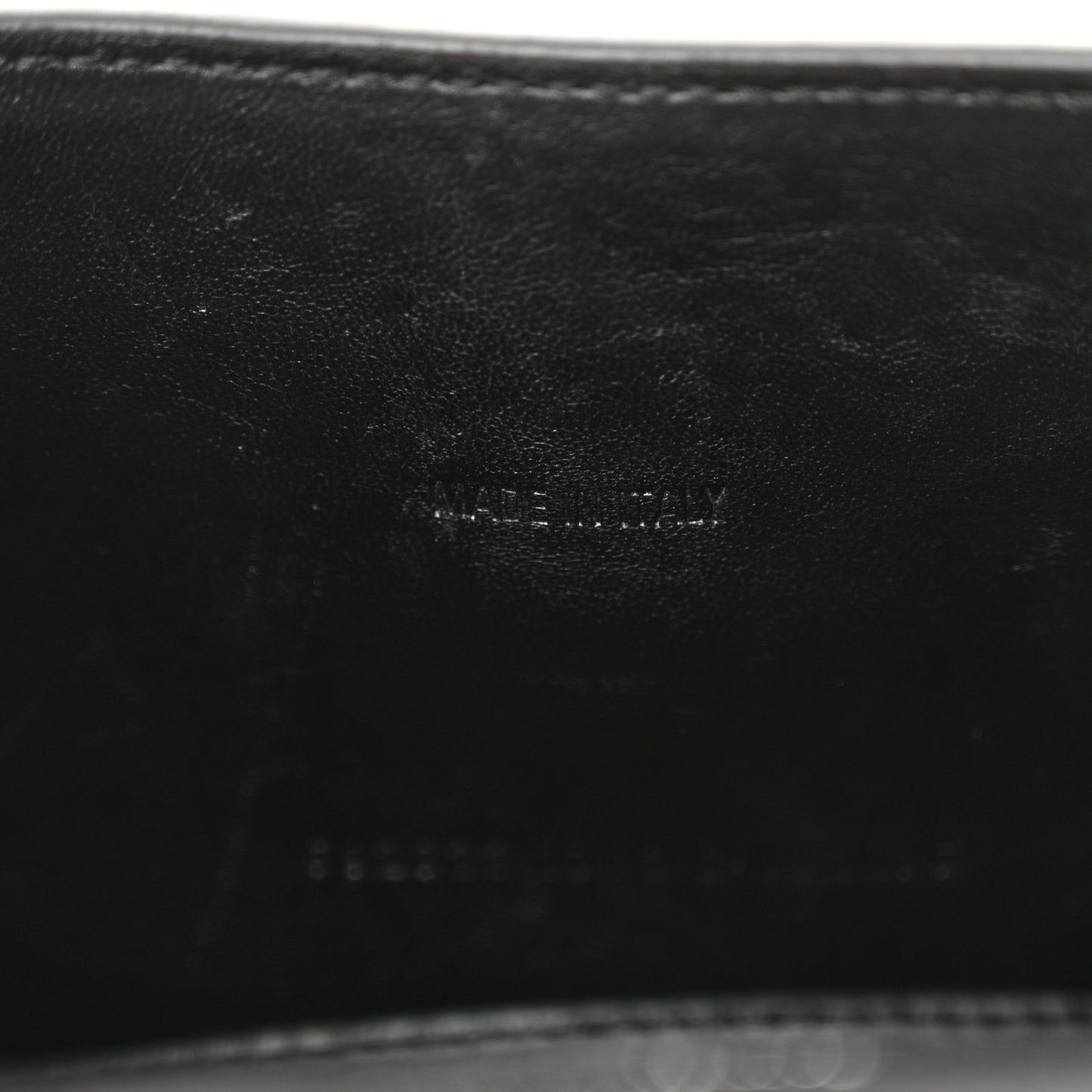 Shiny Calfskin Monochrome Crocodile Embossed Hourglass Top Handle Bag XS Black