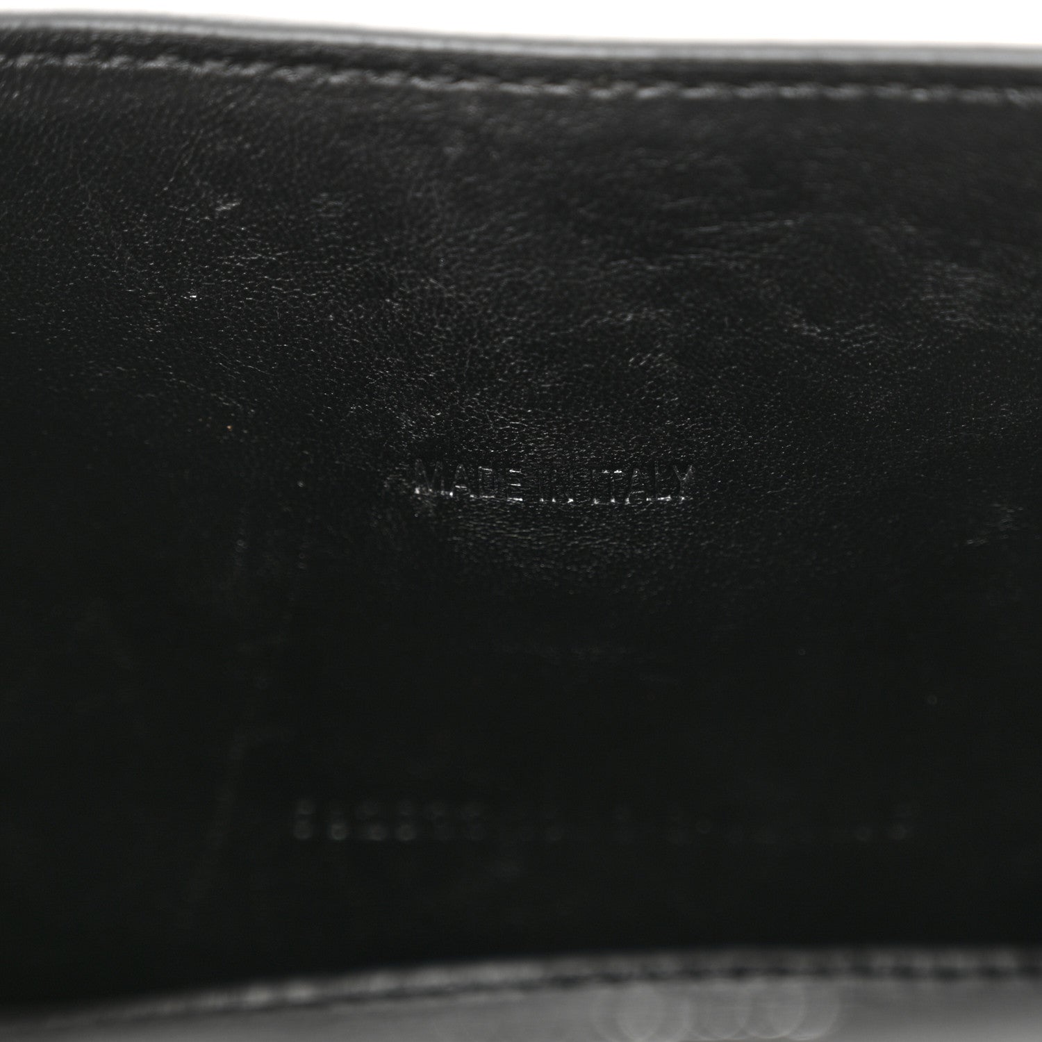 Balenciaga Shiny Calfskin Monochrome Crocodile Embossed Hourglass Top Handle Bag XS Black 8 of 13