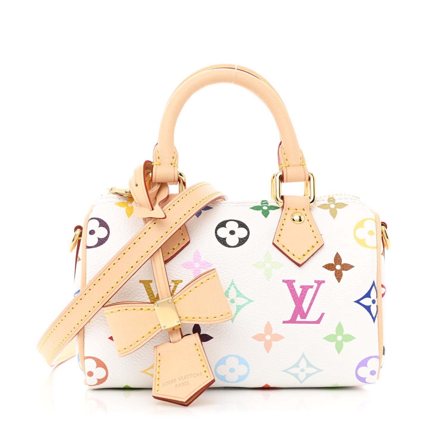 LV X TM Monogram Multicolor Nano Speedy White