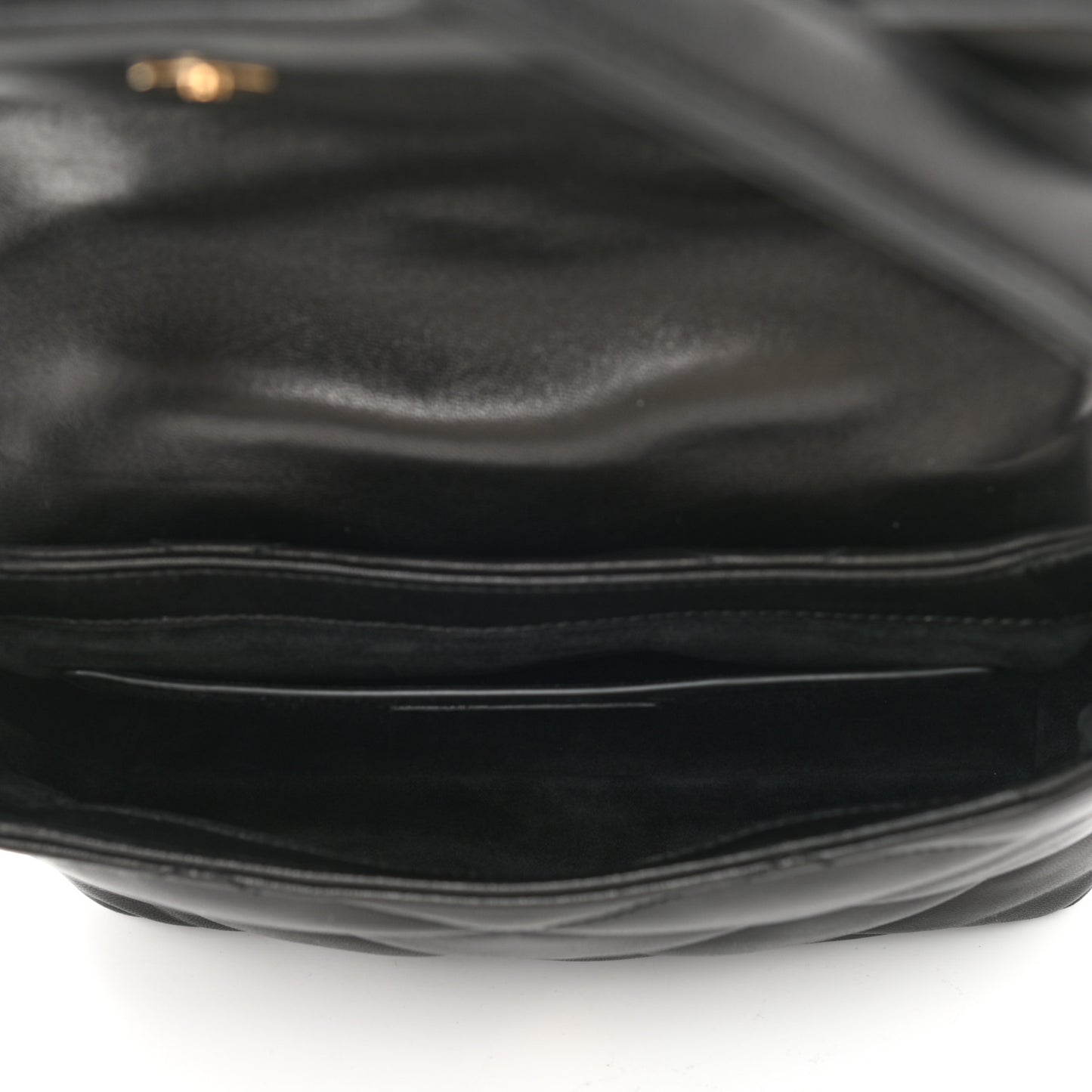 Lambskin Quilted Le 57 Diamond Shoulder Bag Black